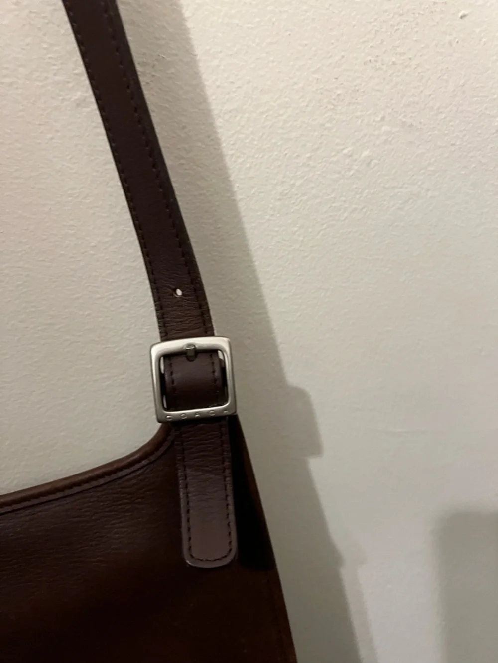 Vintage 90s Coach Mahogany Leather Hippie Flap Bag 9135 🤎